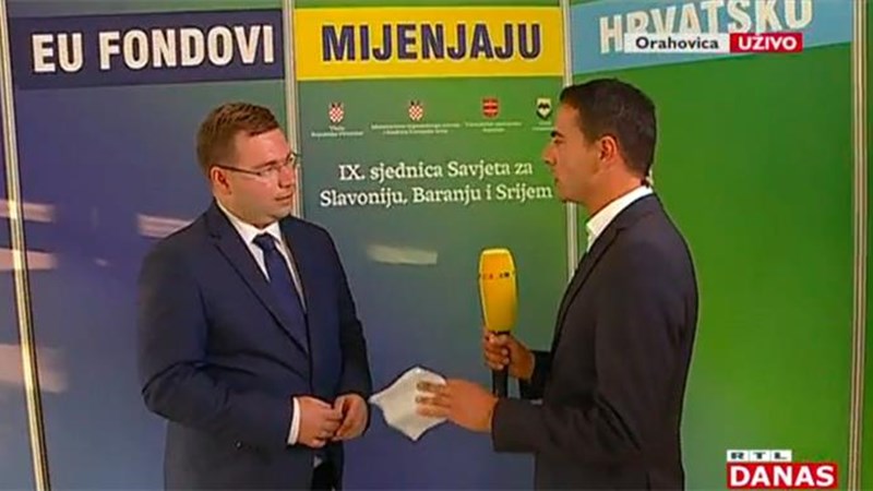 M. Pavić za RTL: Projekt Slavonija, Baranja i Srijem mijenja život u Slavoniji na bolje